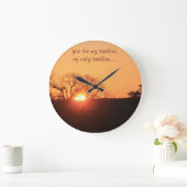 Je bent mijn zonneschijn, muurklok grote klok (Huis)