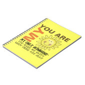 Je bent mijn zonneschijn notitieboek (Linkerzijde)