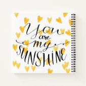Je bent mijn zonneschijn notitieboek (Achterkant)