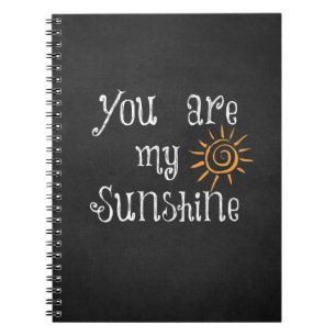 Je bent mijn zonneschijn notitieboek