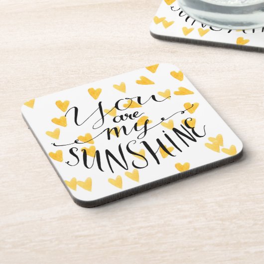 Je bent mijn zonneschijn onderzetter (Linkerzijde)