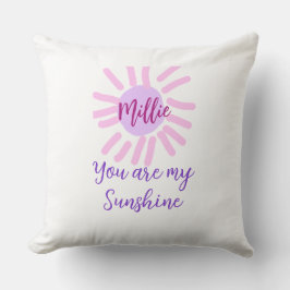 Je bent mijn zonneschijn paarse roze pastel zonnes kussen