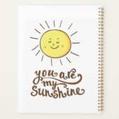 Je bent mijn zonneschijn planner (Achterkant)