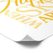 Je bent mijn zonneschijn poster (Hoek)