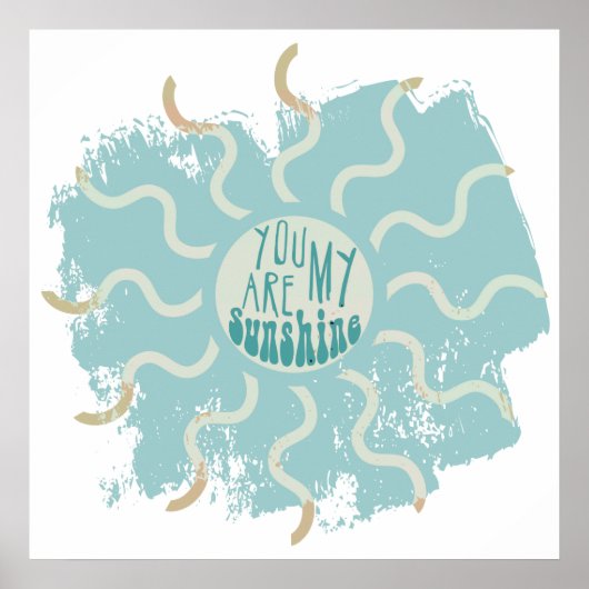 Je bent mijn zonneschijn poster (Voorkant)