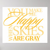 Je bent mijn zonneschijn poster (Voorkant)