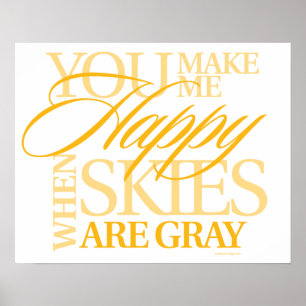 Je bent mijn zonneschijn poster