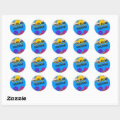 Je bent mijn zonneschijn ronde sticker (Vel)
