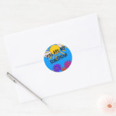 Je bent mijn zonneschijn ronde sticker (Envelop)