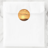 Je bent mijn zonneschijn ronde sticker (Tas)