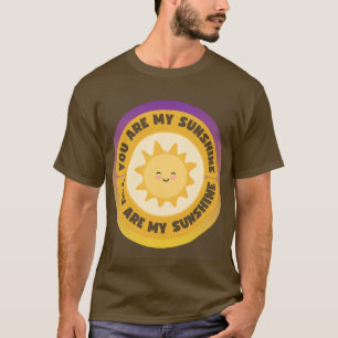 Je Bent Mijn Zonneschijn Schattig Glimlachende Zon T-shirt