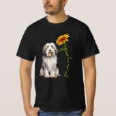 Je bent mijn zonneschijn schattige Bearded Collie T-shirt (Voorkant)