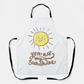 Je bent mijn zonneschijn schort (Voorkant)