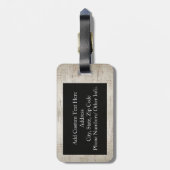 Je bent mijn zonneschijn Sinaasappel/Blauwgroen/Cr Bagagelabel (Achterkant verticaal)