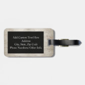 Je bent mijn zonneschijn Sinaasappel/Blauwgroen/Cr Bagagelabel (Achterkant horizontaal)