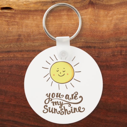 Je bent mijn zonneschijn sleutelhanger (Voorkant)