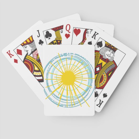 Je bent mijn zonneschijn. speelkaarten (Achterkant)