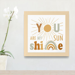 Je bent mijn zonneschijn, speelkamer, kinderkamer, poster