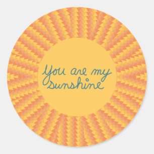 Je bent mijn zonneschijn - Sticker