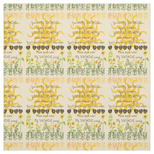 Je bent mijn zonneschijn stof (Swatch)