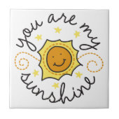 Je bent mijn zonneschijn tegeltje (Voorkant)