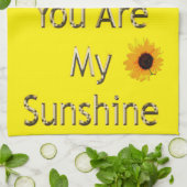 Je bent mijn zonneschijn, Thea Towel. Theedoek (Gevouwen)