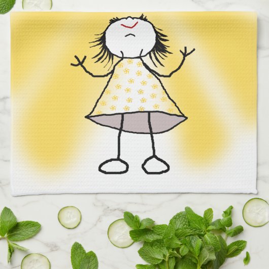 Je bent mijn zonneschijn - theedoek (Gevouwen)