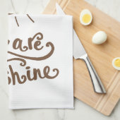 Je bent mijn zonneschijn theedoek (Quarter Fold)