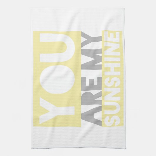 Je bent mijn zonneschijn theedoek (Verticaal)