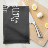 Je bent mijn zonneschijn theedoek (Quarter Fold)