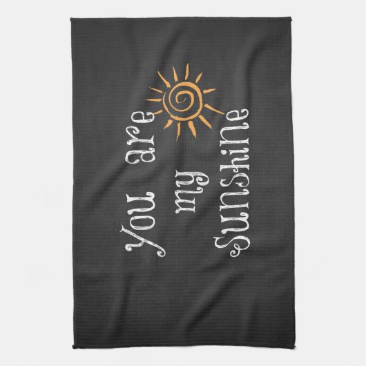 Je bent mijn zonneschijn theedoek (Verticaal)