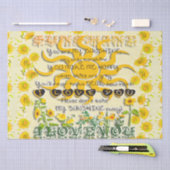 Je bent mijn zonneschijn  tissuepapier (Craft)