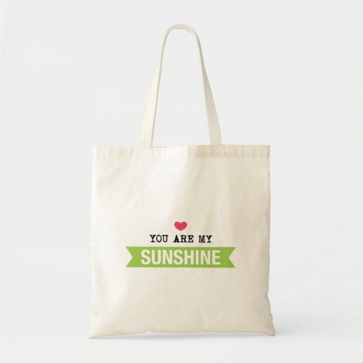Je bent mijn zonneschijn tote bag (Voorkant)