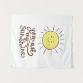 Je bent mijn zonneschijn wandkleed (Voorkant (horizontaal))