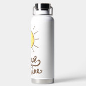 Je bent mijn zonneschijn waterfles (Achterkant)