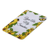 Je bent mijn zonneschijnige vogelzonnebloemen magneet (Linkerzijde)