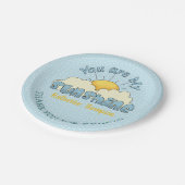 Je bent mijn zonneschijnjongen. papieren bordje (Gekanteld)