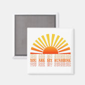 Je bent mijn zonneschijnmagneet magneet (Voorkant / Achterkant)