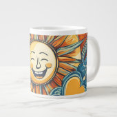 Je bent mijn zonneschijnontwerp grote koffiekop (Voorkant rechts)