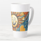 Je bent mijn zonneschijnontwerp latte mok (Rechterhoek)