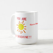 Je bent mijn zonneschijnse mok (Voorkant links)