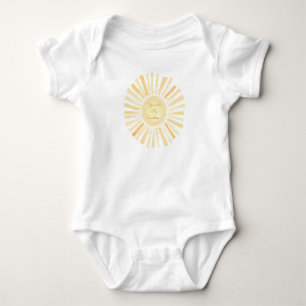 Je bent mijn zonneschijnse Oranje gele Baby Romper