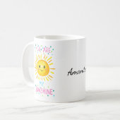 Je bent mijn zonneschijnse schatje Gift. Koffiemok (Voorkant links)