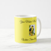 Je bent mijn zonneske vogelzonnebloemen koffiemok (Voorkant rechts)