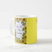 Je bent mijn zonneske vogelzonnebloemen koffiemok (Voorkant links)