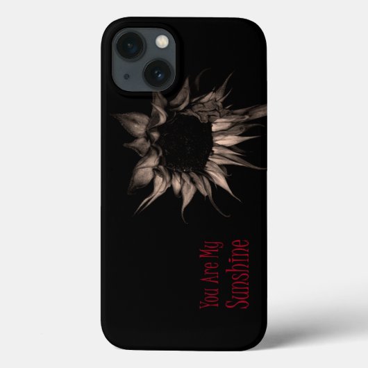 Je bent mijn zonneszonnebloempje unieke kool Case-Mate iPhone case (Achterkant)