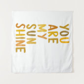 je bent mijn zonnewand die je ophangt wandkleed (Voorkant (horizontaal))