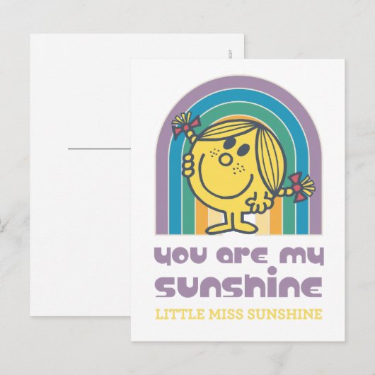 Je bent mijn zonnige Arch Briefkaart (Voorkant / Achterkant)