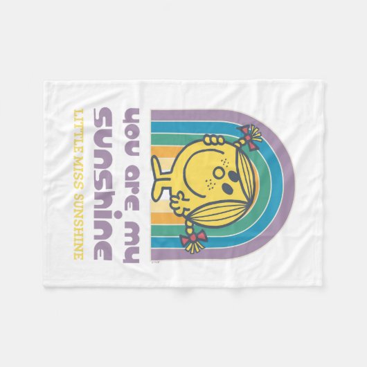 Je bent mijn zonnige Arch Fleece Deken (Voorkant (Horizontaal))