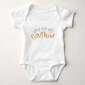 Je bent mijn zonnige Baby Romper (Voorkant)